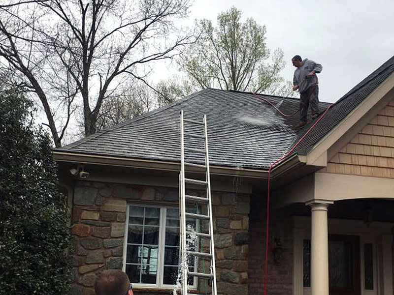 Soft Wash Roof Cleaning in Louisville KY