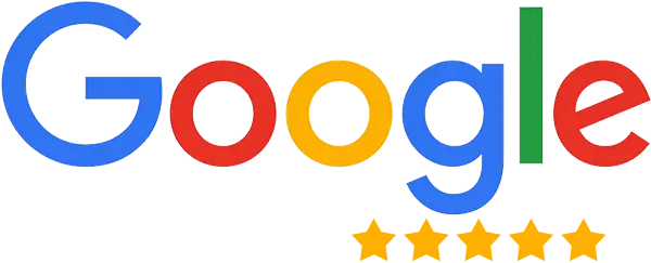 5-star Google Reviews rating badge for HurriClean local pressure washing, soft washing, and sealing services provider.